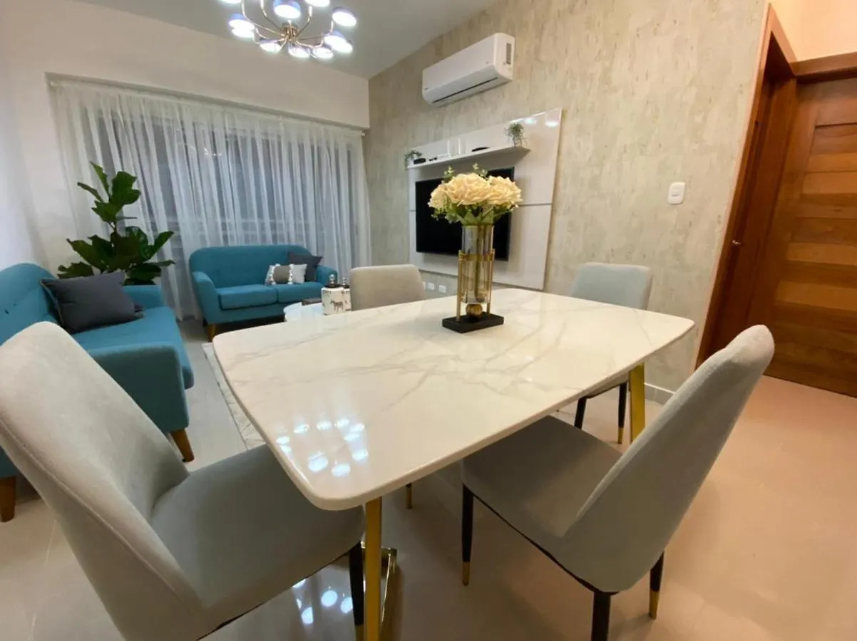 公寓 Hermoso Apartamento En La Mejor Ubicacion De 聖多明哥